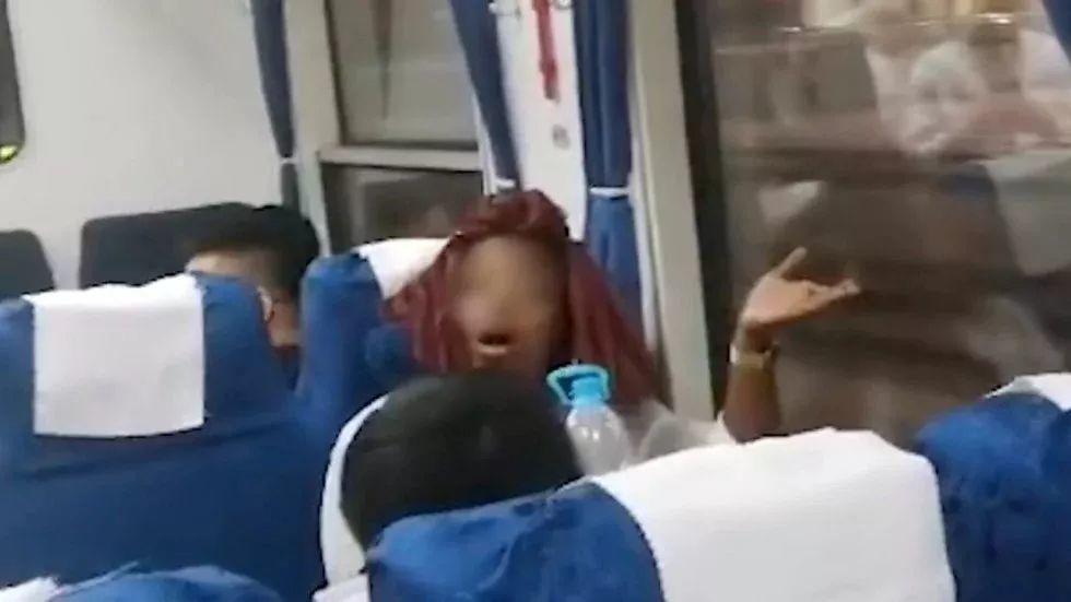 Foreign Woman Stole Seat on Train & Threw Water at Others!