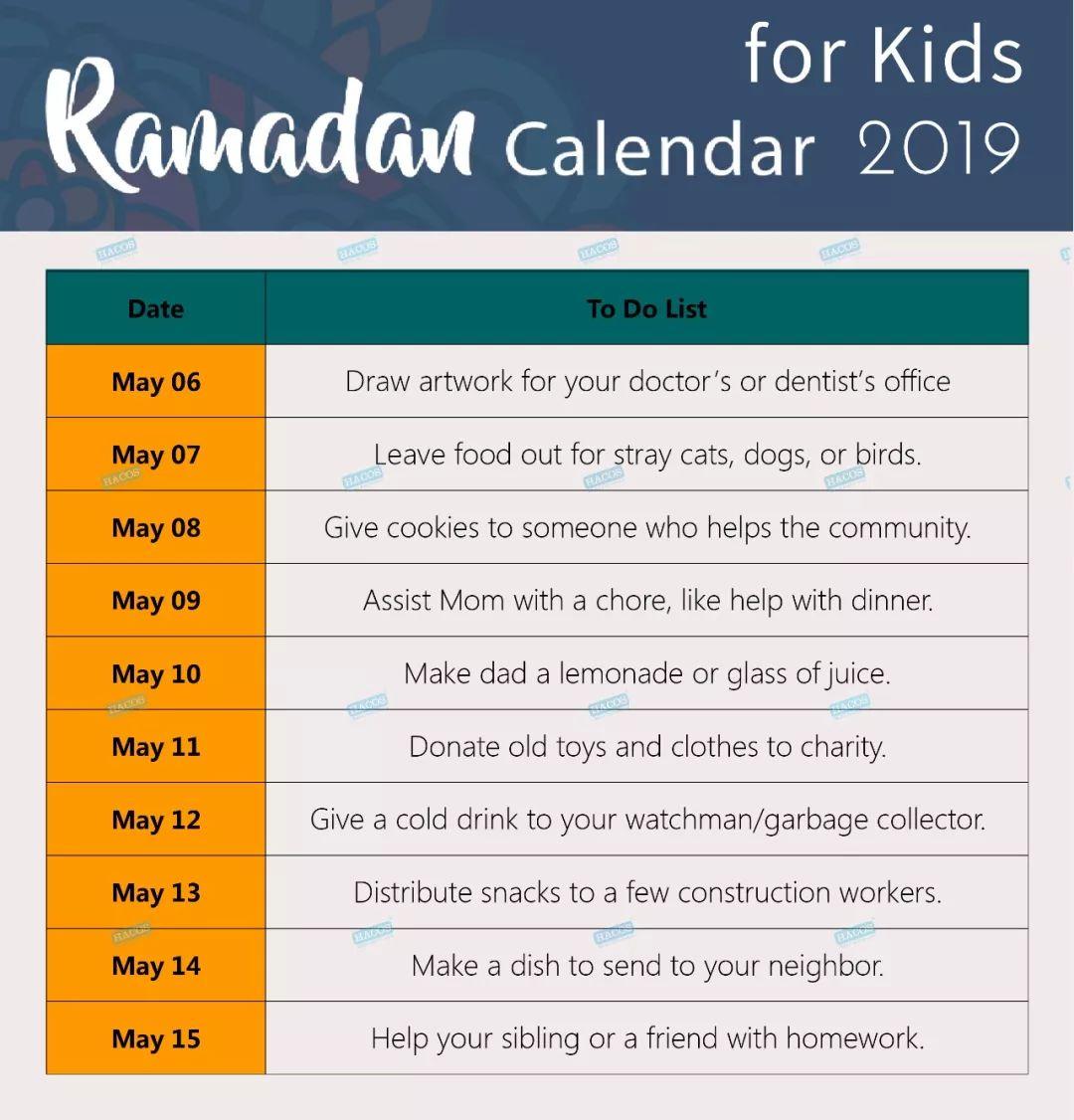 China's 2019 Ramadan Schedule Just Came Out!