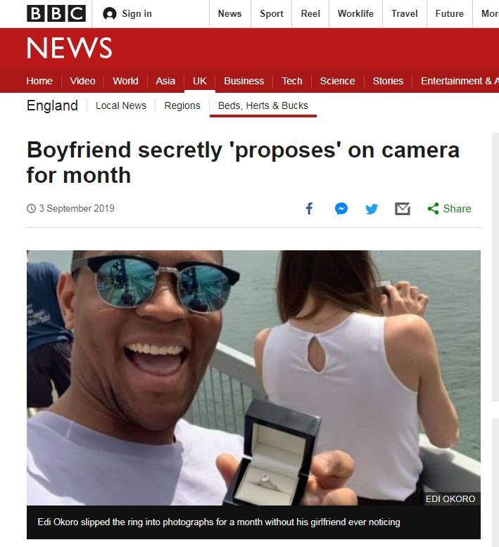 Man Goes Viral for Proposal to His Girlfriend For a Month... Man Goes Viral for Proposal to His Girlfriend For a Month...