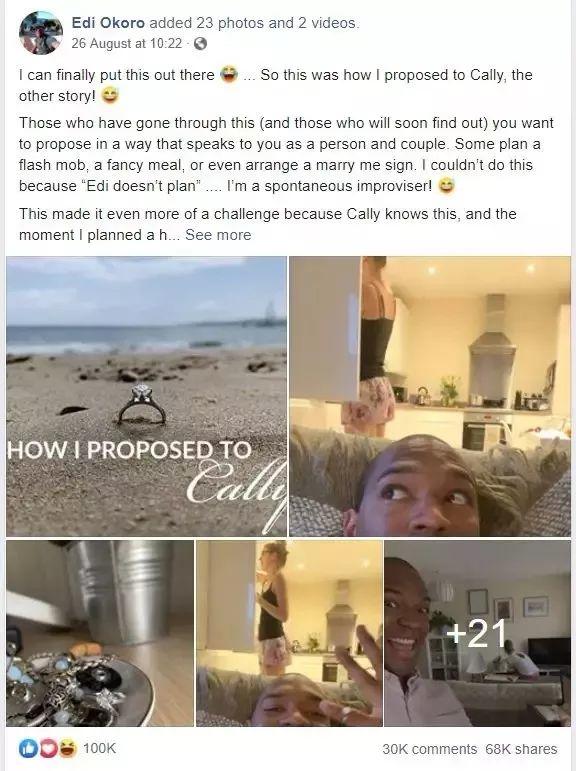 Man Goes Viral for Proposal to His Girlfriend For a Month...