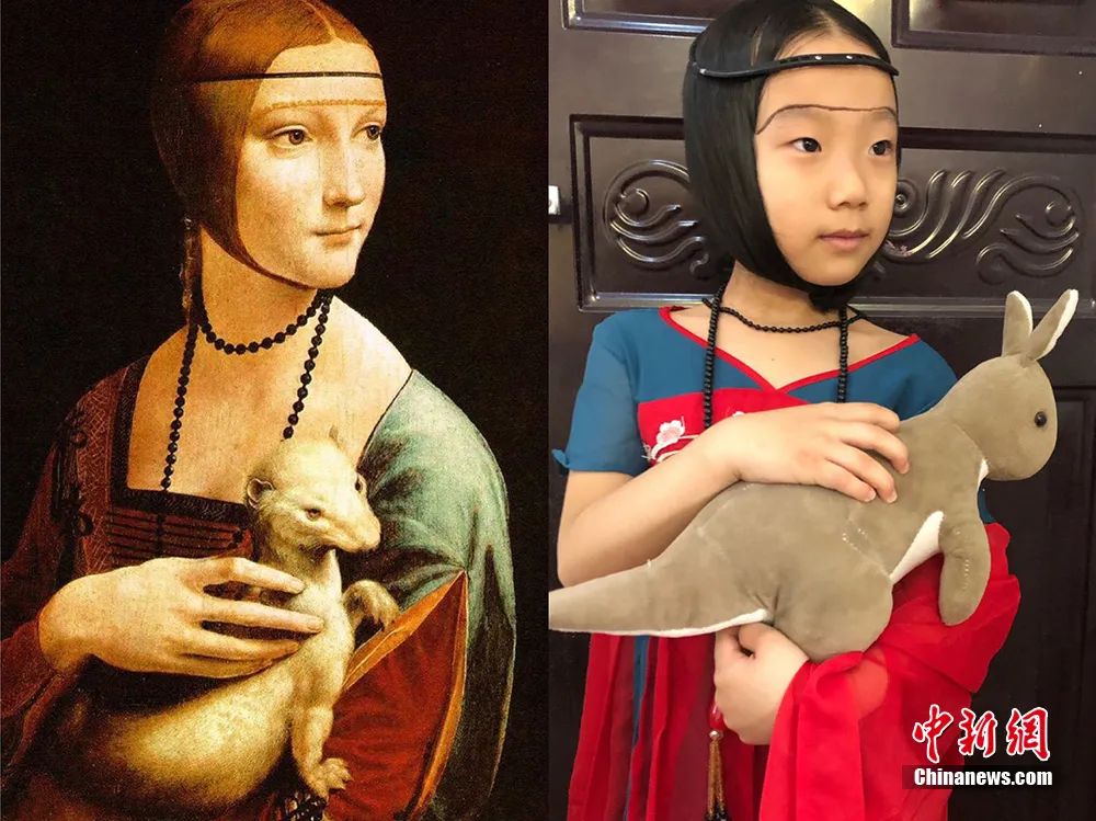 Famous Paintings Come Alive? Easy, Just Kids' Imitation!